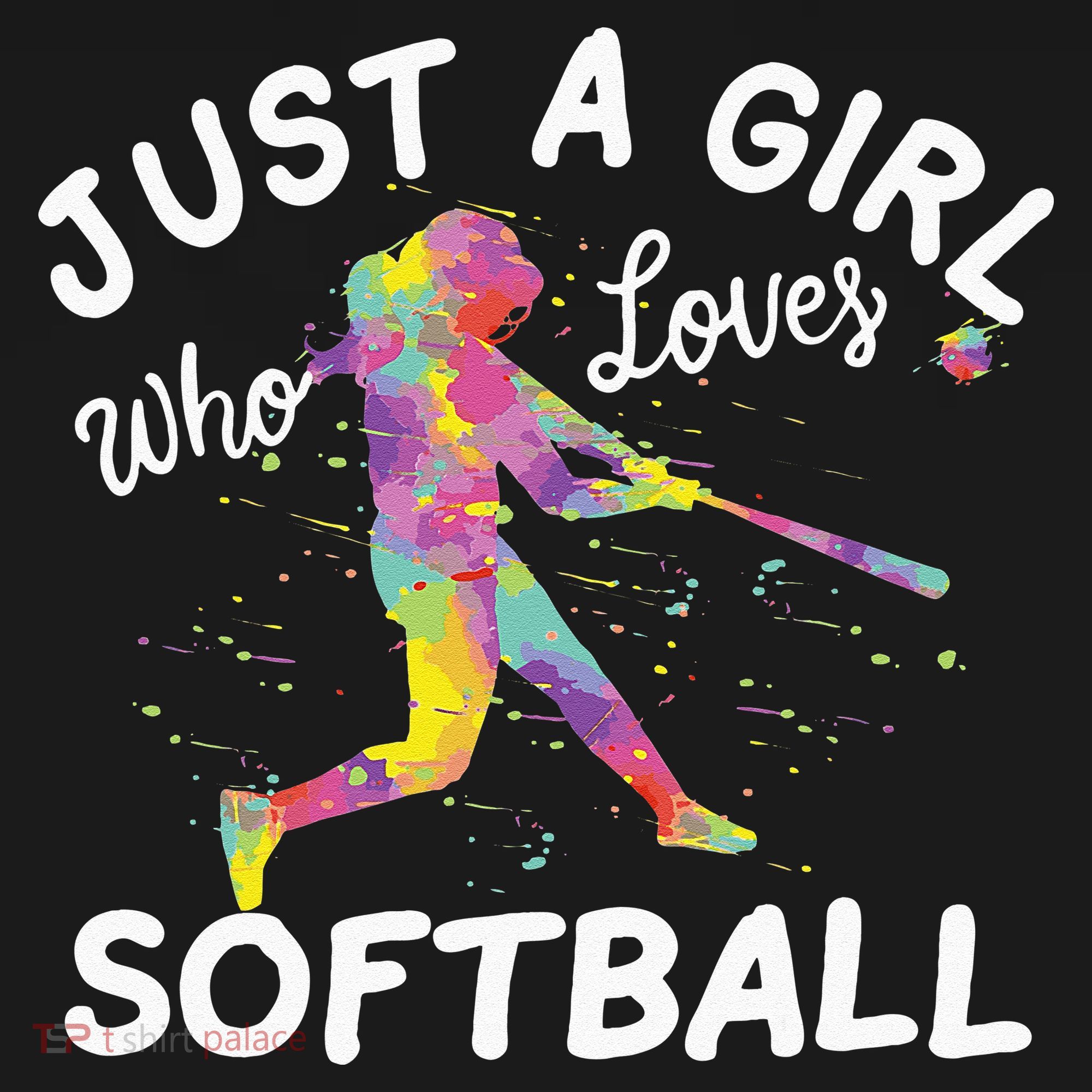 Just A Girl Who Loves Softball Kids Sweatshirt