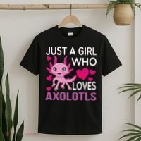 Just A Girl Who Loves Axolotls T-Shirt thumb 2