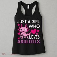 Just A Girl Who Loves Axolotls Women's Tank Top thumb 3