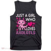 Just A Girl Who Loves Axolotls Tank Top thumb 0