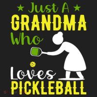 Just A Grandma Who Loves Pickleball Paddle Gift Hat thumb 2