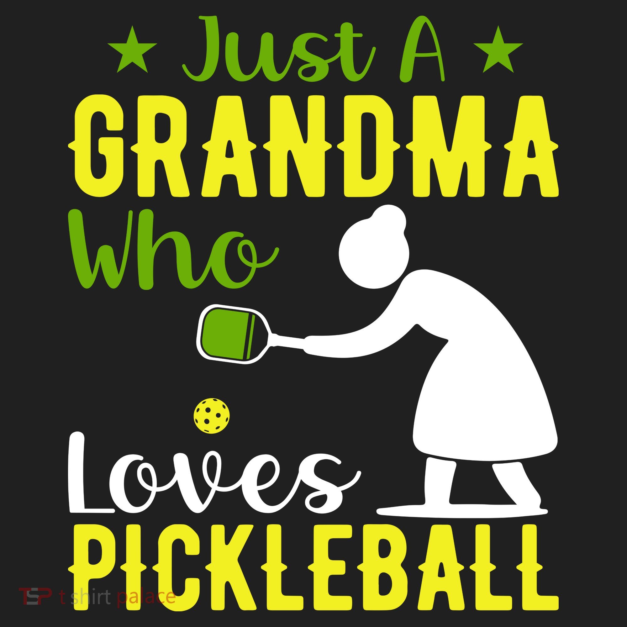 Just A Grandma Who Loves Pickleball Paddle Gift Hat