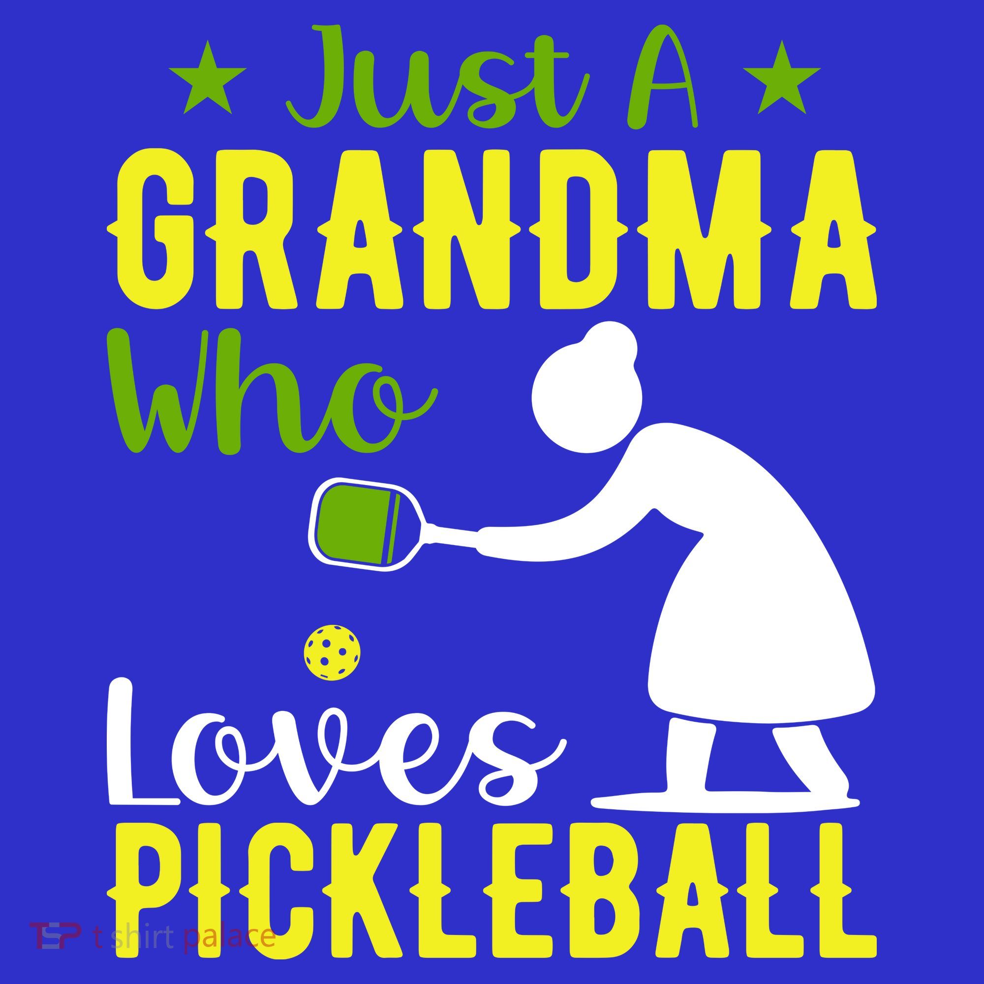 Just A Grandma Who Loves Pickleball Paddle Gift Hoodie