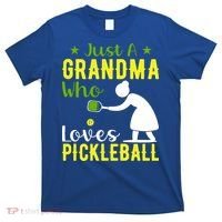 Just A Grandma Who Loves Pickleball Paddle Gift T-Shirt thumb 0