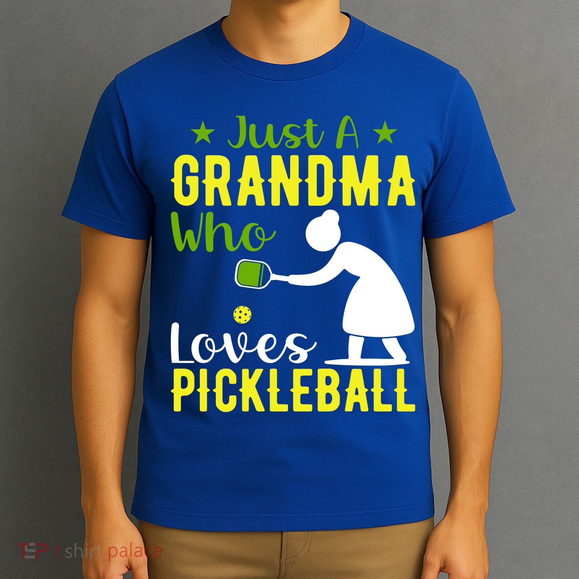 Just A Grandma Who Loves Pickleball Paddle Gift T-Shirt
