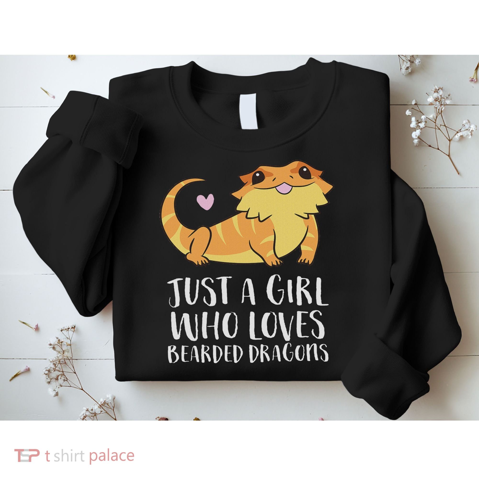 Just A Girl Who Loves Bearded Dragons Lizard Reptile Sweatshirt