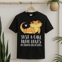 Just A Girl Who Loves Bearded Dragons Lizard Reptile T-Shirt thumb 2