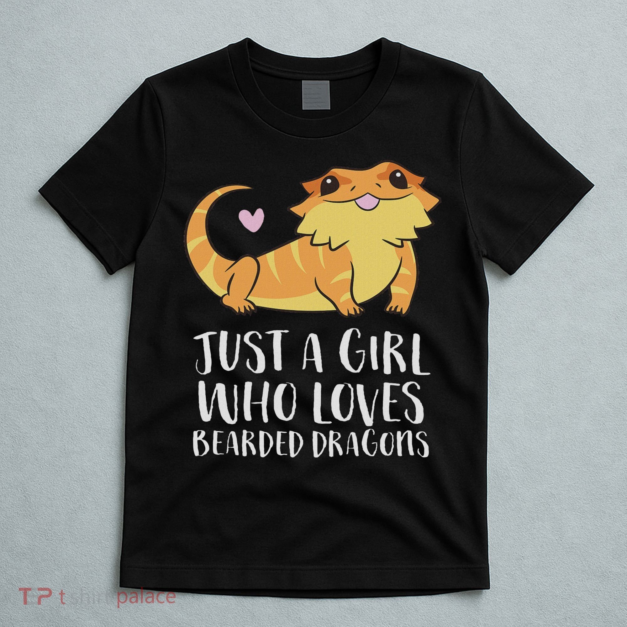 Just A Girl Who Loves Bearded Dragons Lizard Reptile T-Shirt