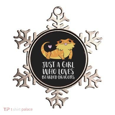 Just A Girl Who Loves Bearded Dragons Lizard Reptile Ornament