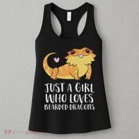 Just A Girl Who Loves Bearded Dragons Lizard Reptile Women's Tank Top thumb 3