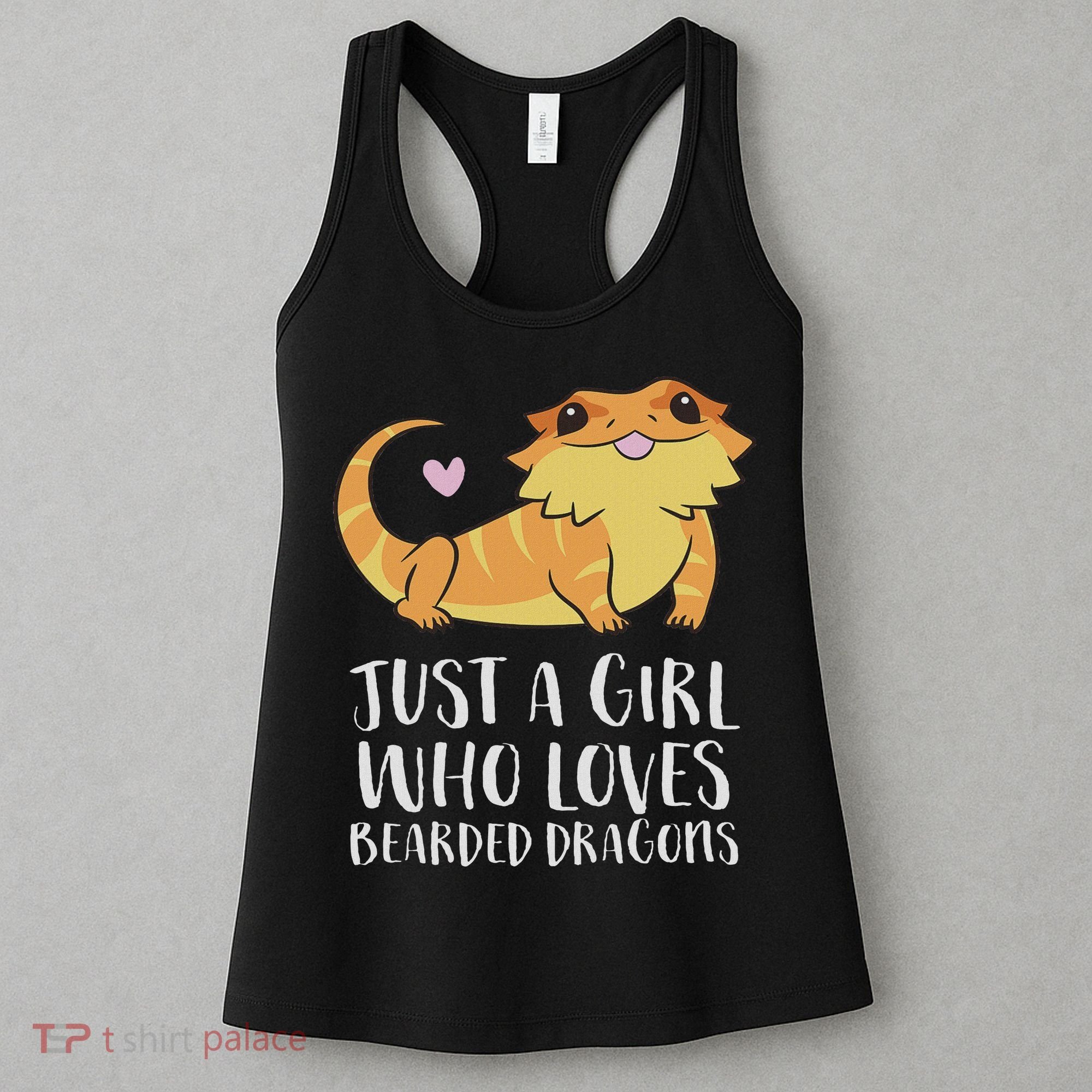 Just A Girl Who Loves Bearded Dragons Lizard Reptile Women's Tank Top