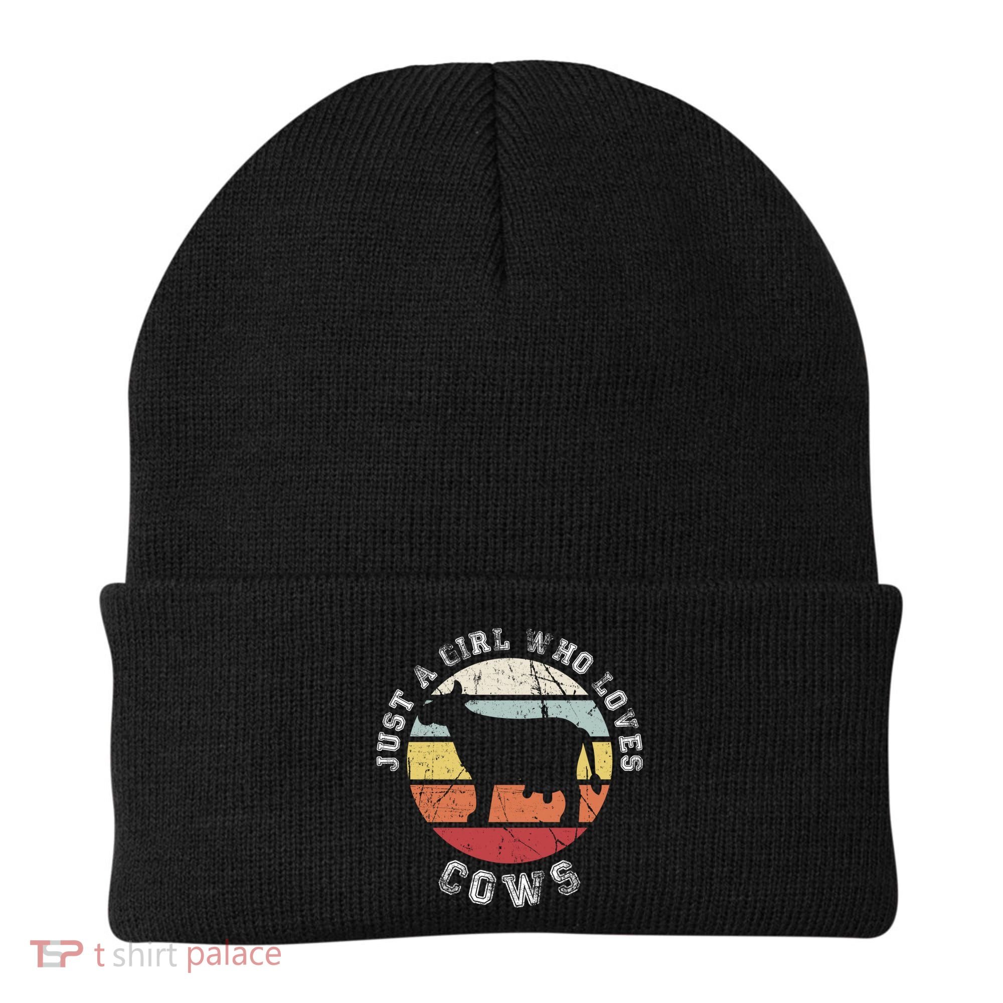 Just A Girl Who Loves Cows Gift Beanie