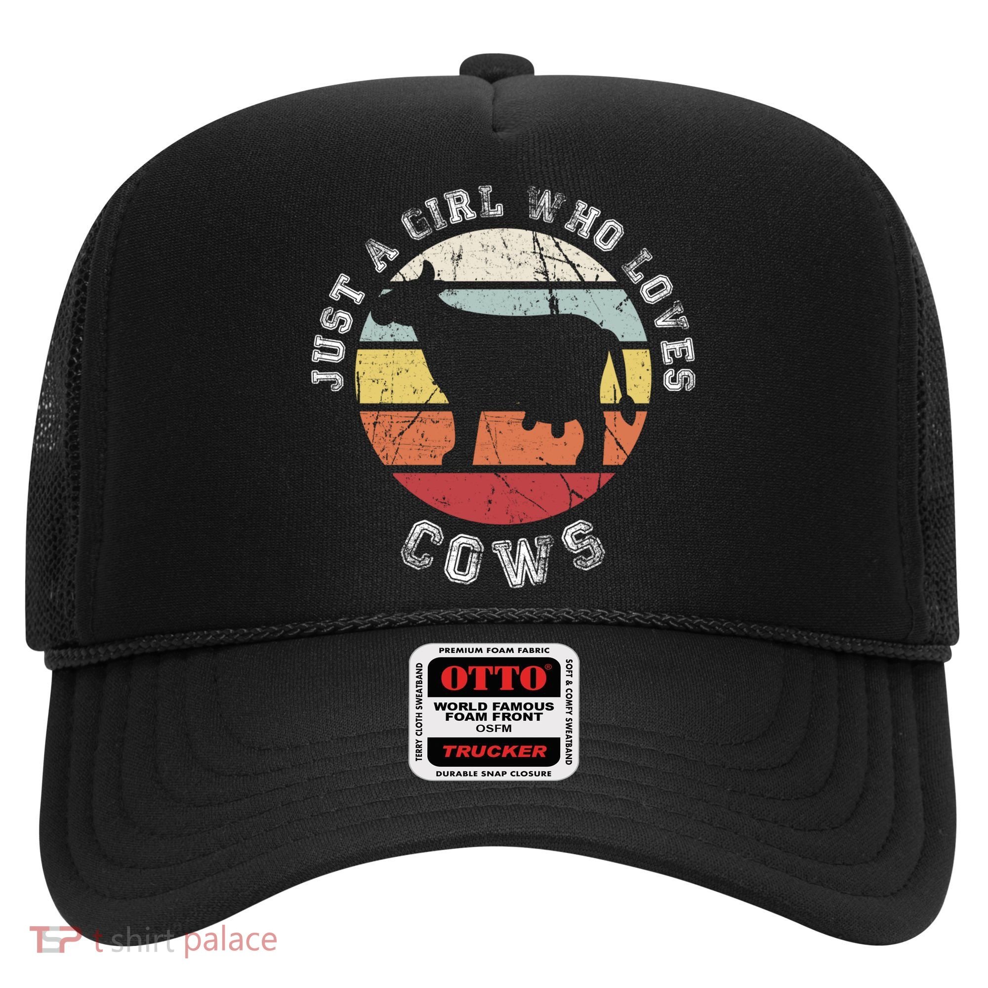 Just A Girl Who Loves Cows Gift Hat