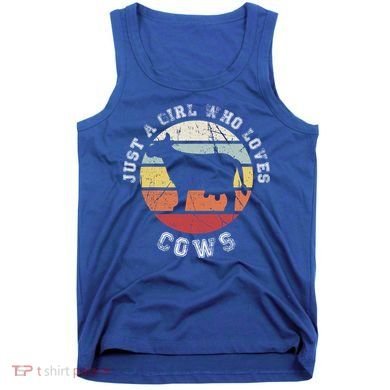 Just A Girl Who Loves Cows Gift Tank Top