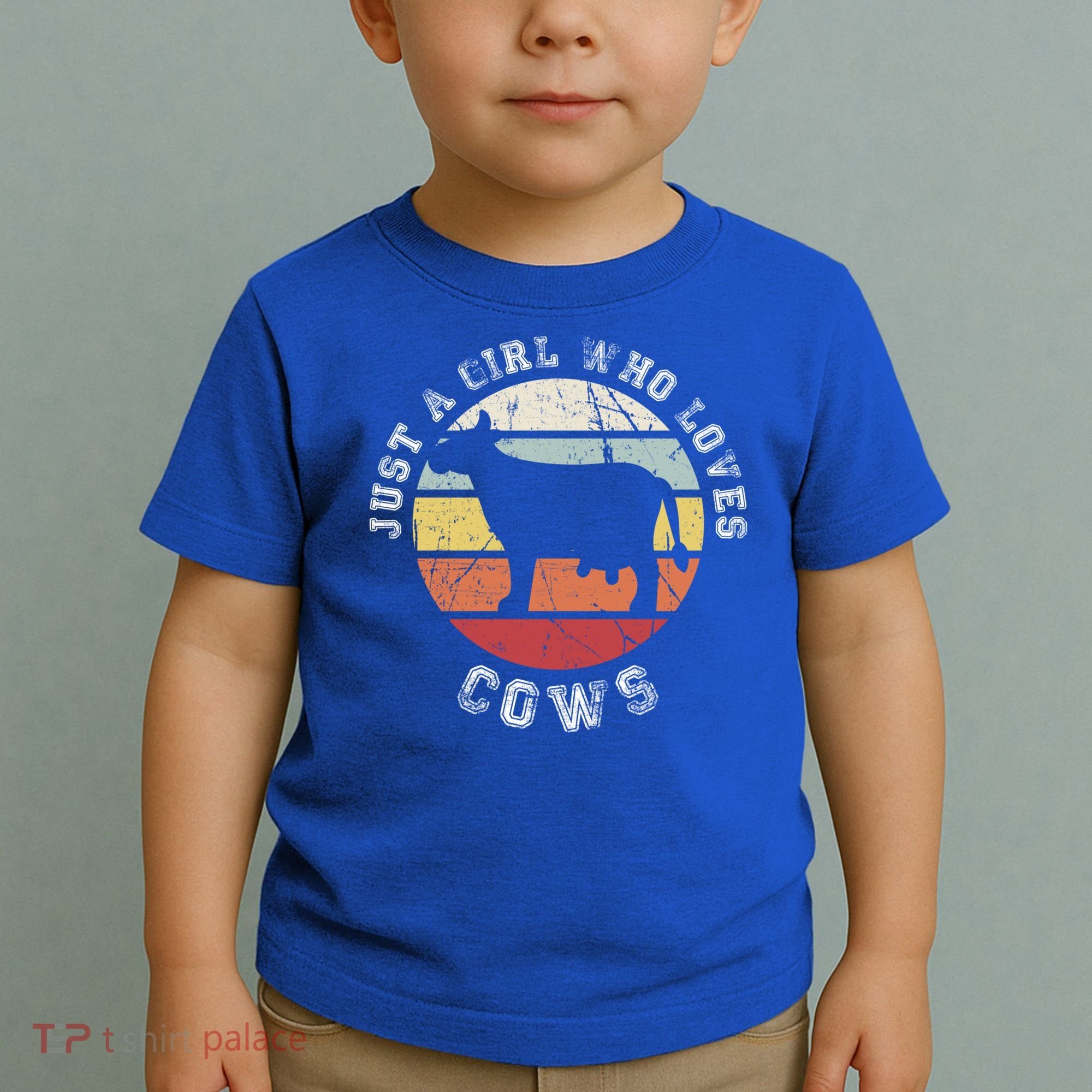 Just A Girl Who Loves Cows Gift Toddler T-Shirt