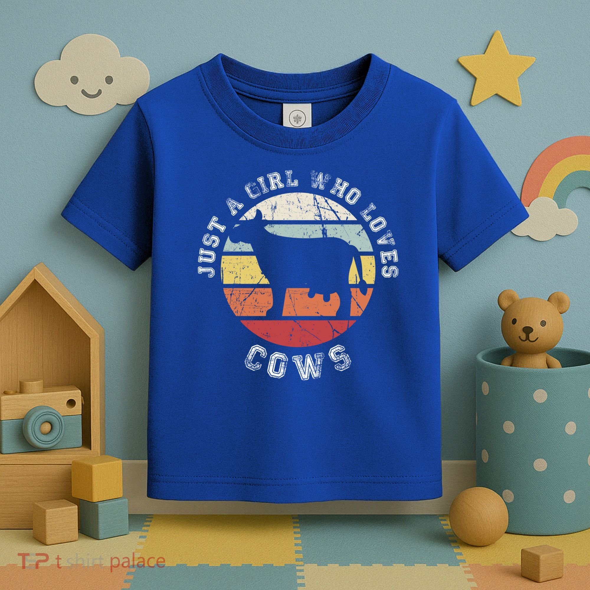 Just A Girl Who Loves Cows Gift Toddler T-Shirt