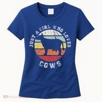 Just A Girl Who Loves Cows Gift Women's T-Shirt thumb 0
