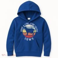 Just A Girl Who Loves Cows Gift Kids Hoodie thumb 0