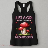 Just A Girl Who Loves Mushroom Hunting Women's Tank Top thumb 3