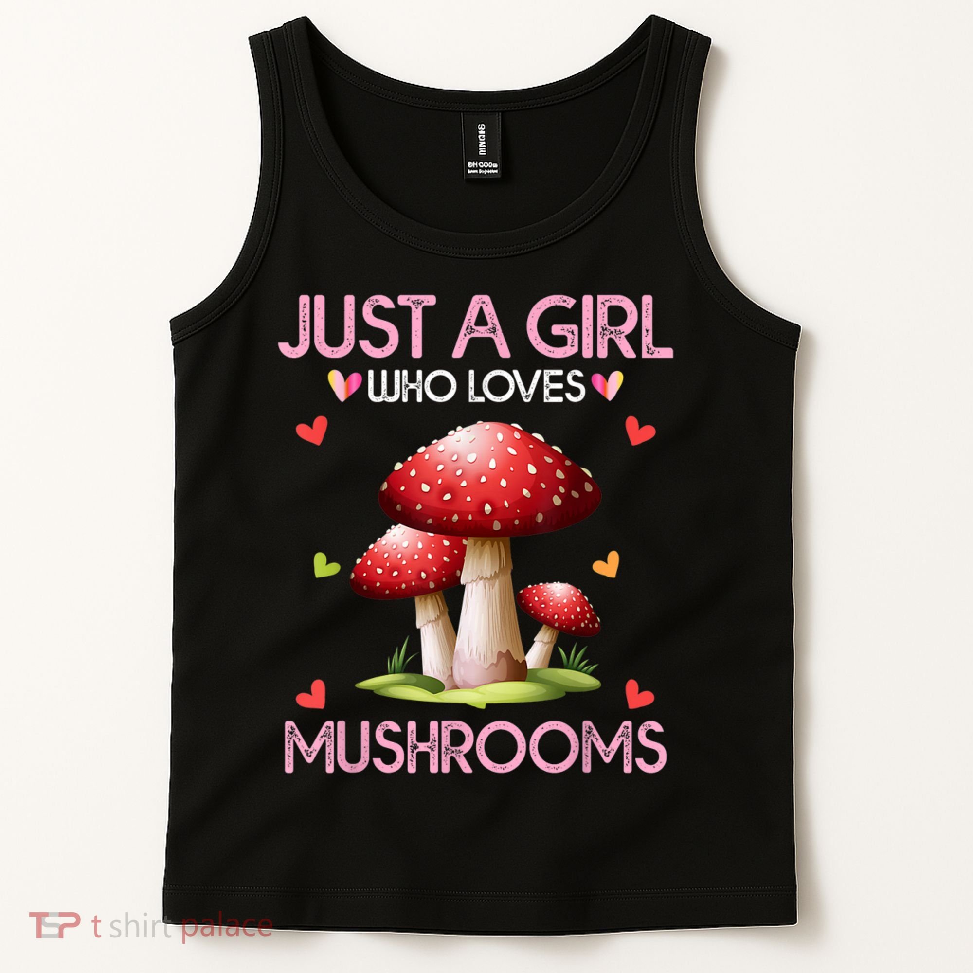 Just A Girl Who Loves Mushroom Hunting Tank Top