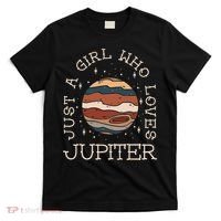 Just A Girl Who Loves Jupiter Astronomy T-Shirt thumb 0