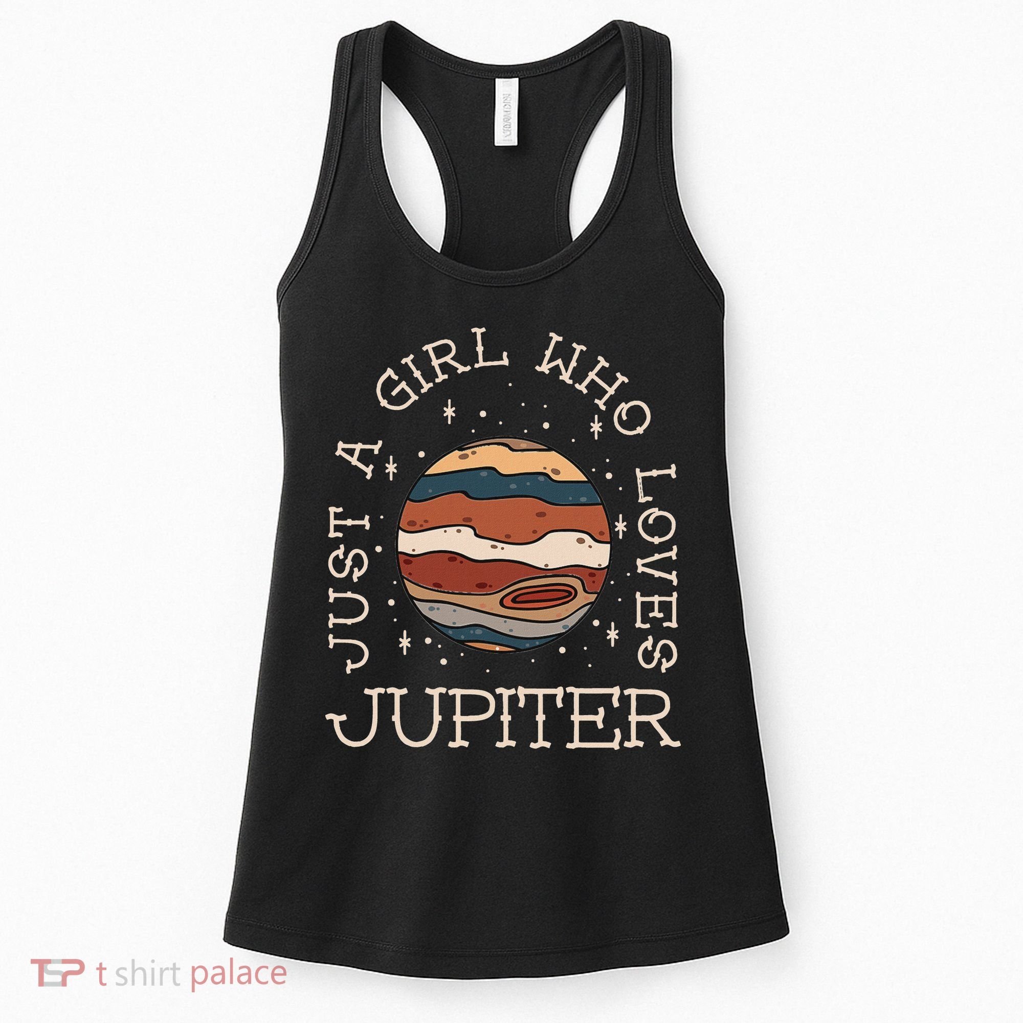 Just A Girl Who Loves Jupiter Astronomy Women's Tank Top