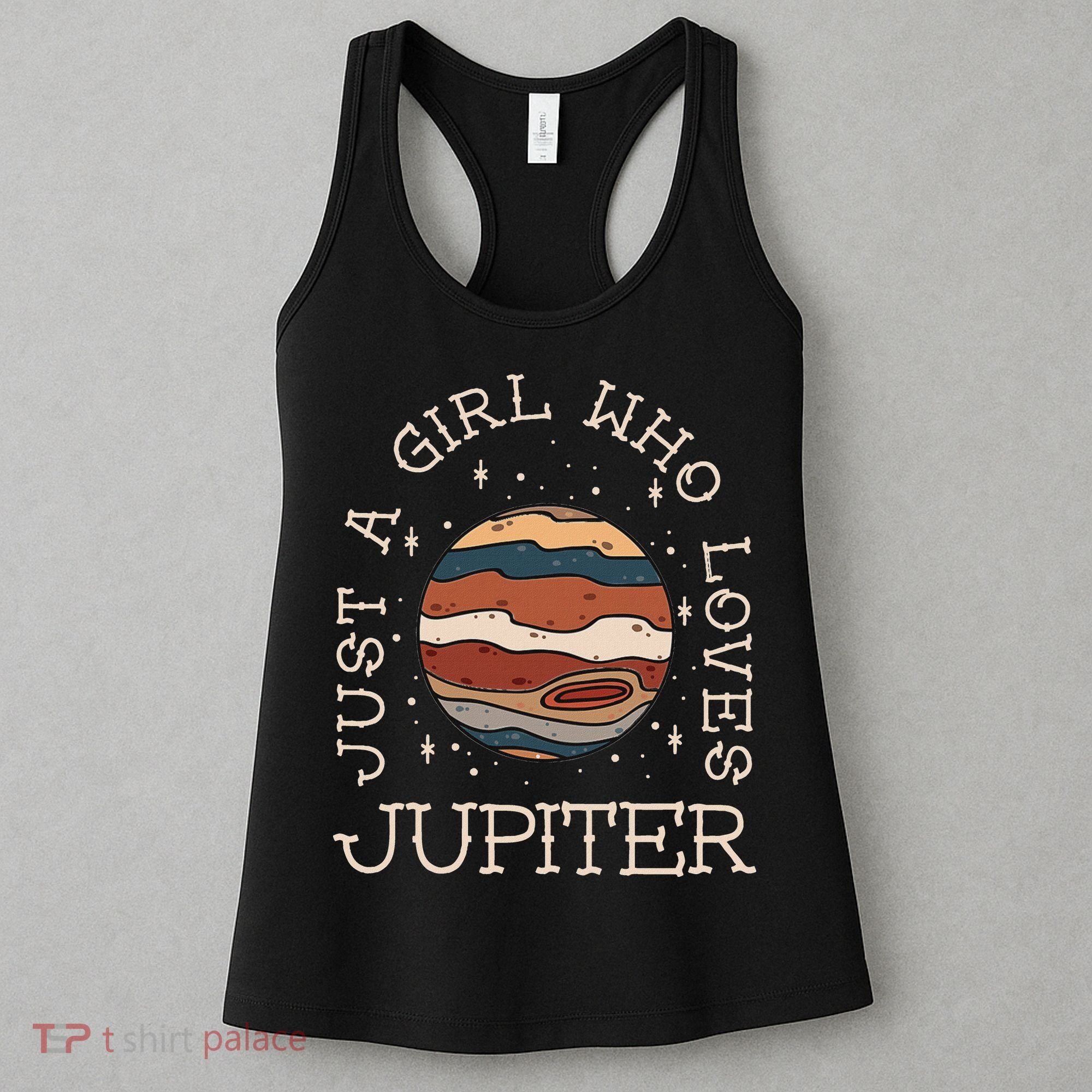 Just A Girl Who Loves Jupiter Astronomy Women's Tank Top