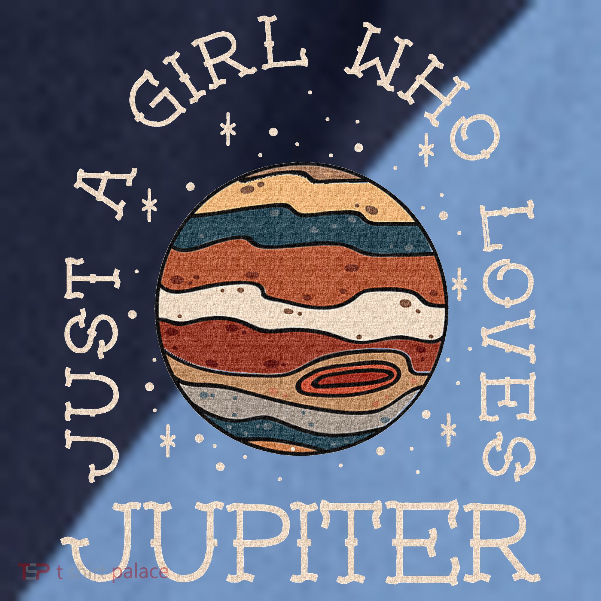 Just A Girl Who Loves Jupiter Astronomy Raglan Baseball Sleeve Shirt