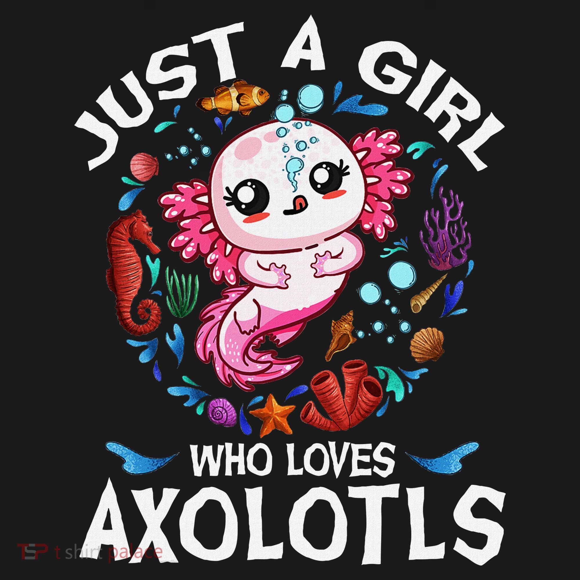 Just A Girl Who Loves Axolotls Cute Axolotl Baby Bodysuit