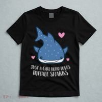 Just A Girl Who Loves Whale Sharks Cute Whale Shark T-Shirt thumb 5