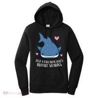 Just A Girl Who Loves Whale Sharks Cute Whale Shark Women's Hoodie thumb 0