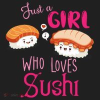 Just A Girl Who Loves Sushi Beanie thumb 2