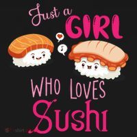 Just A Girl Who Loves Sushi Women's Hoodie thumb 2