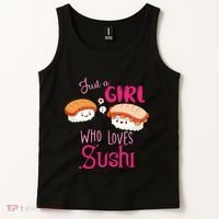 Just A Girl Who Loves Sushi Tank Top thumb 2