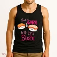 Just A Girl Who Loves Sushi Tank Top thumb 3