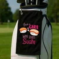 Just A Girl Who Loves Sushi Golf Towel thumb 2