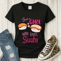 Just A Girl Who Loves Sushi Women's T-Shirt thumb 3