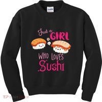 Just A Girl Who Loves Sushi Kids Sweatshirt thumb 0