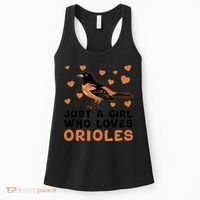 Just A Girl Who Loves Orioles Birds Oriole Lovers Women's Tank Top thumb 0