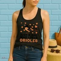 Just A Girl Who Loves Orioles Birds Oriole Lovers Women's Tank Top thumb 2