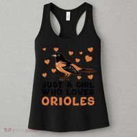 Just A Girl Who Loves Orioles Birds Oriole Lovers Women's Tank Top thumb 3