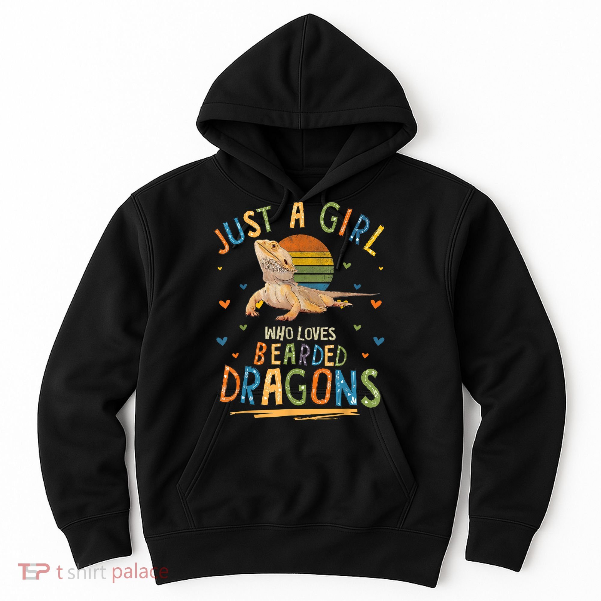 Just A Girl Who Loves Bearded Dragons Hoodie