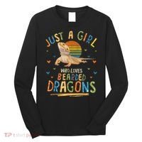 Just A Girl Who Loves Bearded Dragons Long Sleeve Shirt thumb 0