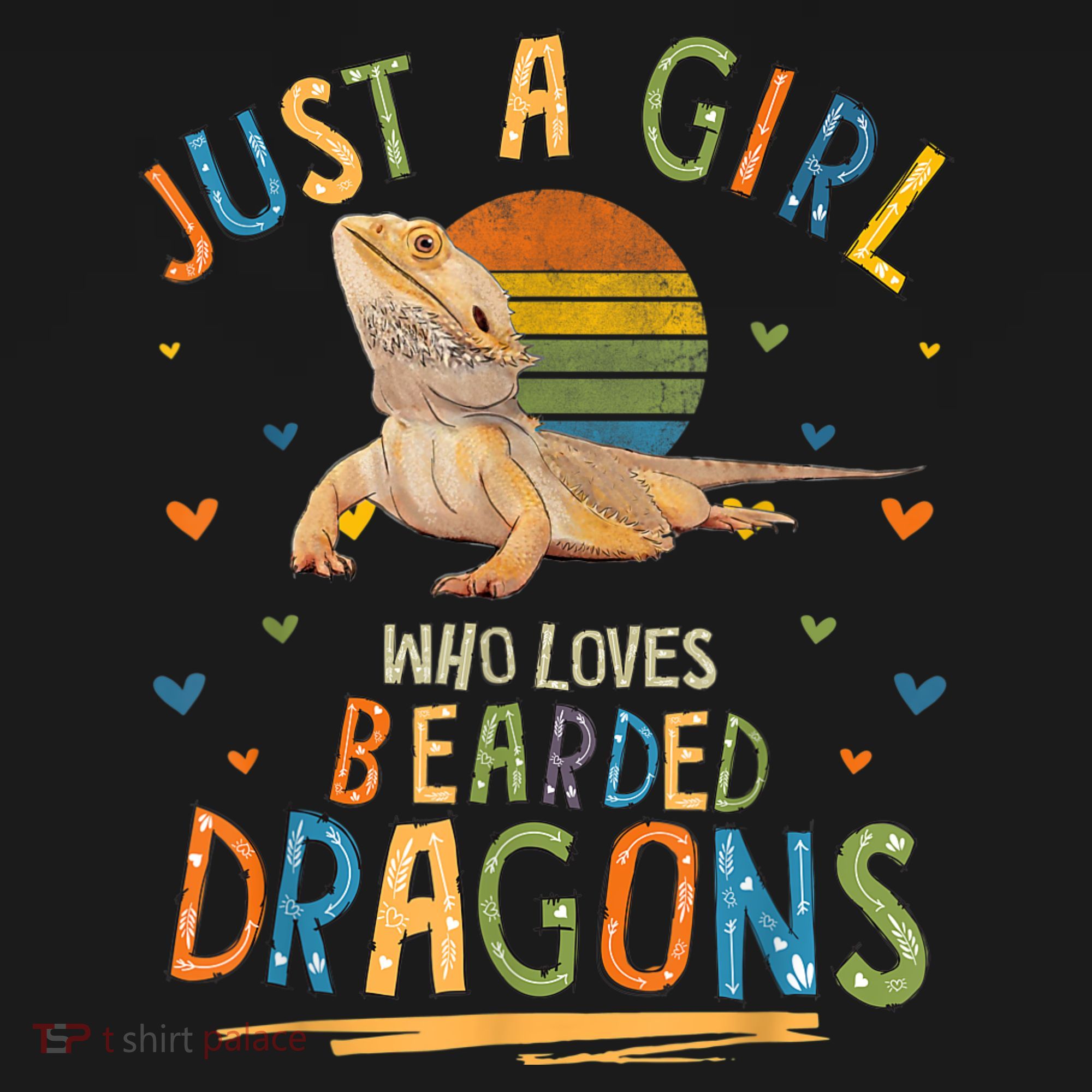 Just A Girl Who Loves Bearded Dragons Long Sleeve Shirt