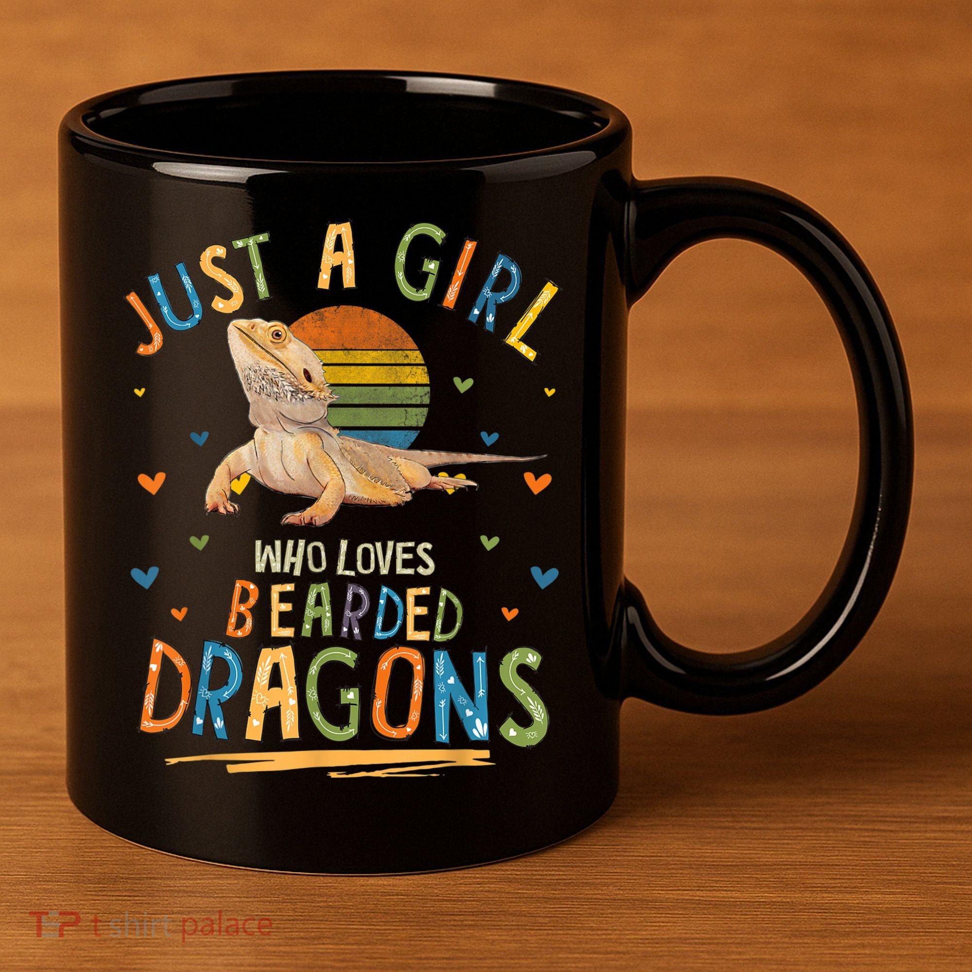 Just A Girl Who Loves Bearded Dragons 11oz C Handle Ceramic Mug