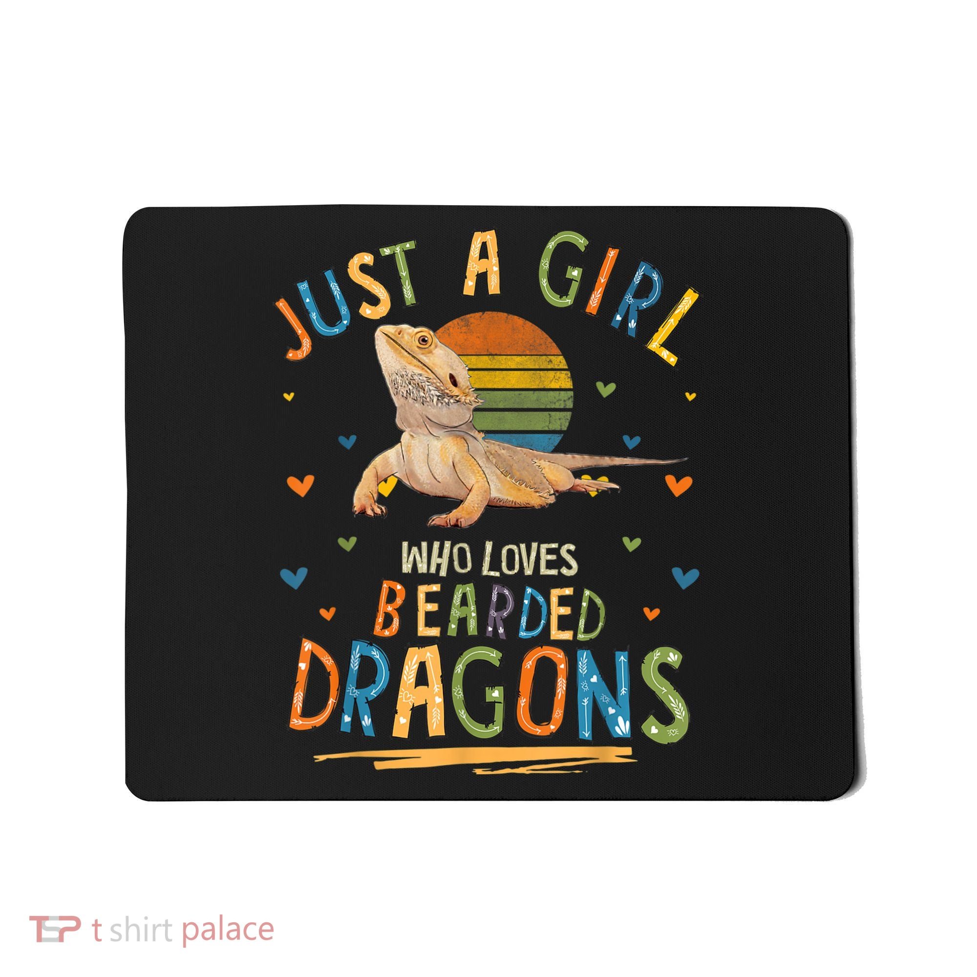 Just A Girl Who Loves Bearded Dragons Mousepad