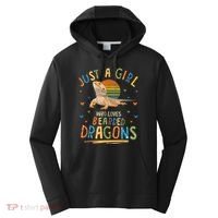 Just A Girl Who Loves Bearded Dragons Performance Fleece Hoodie thumb 0