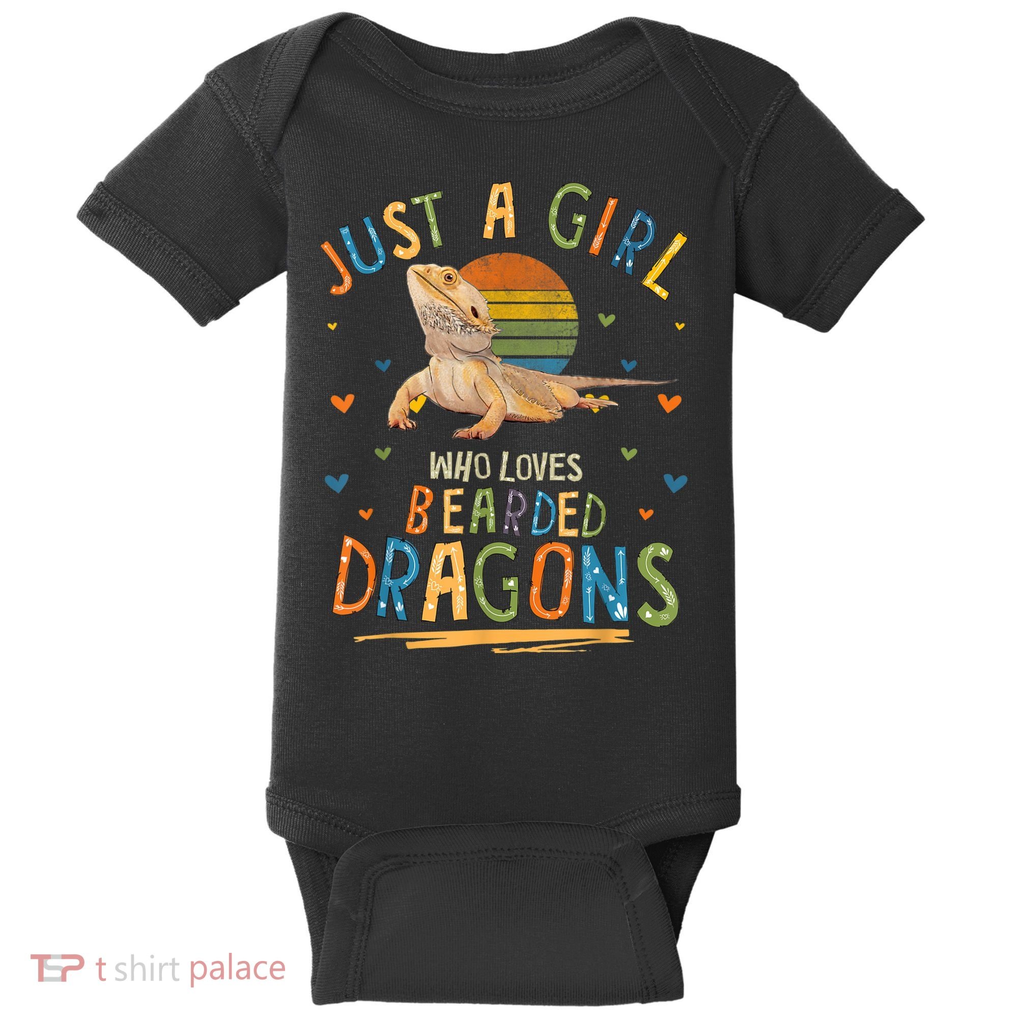 Just A Girl Who Loves Bearded Dragons Baby Bodysuit