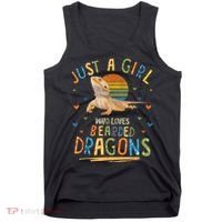 Just A Girl Who Loves Bearded Dragons Tank Top thumb 0
