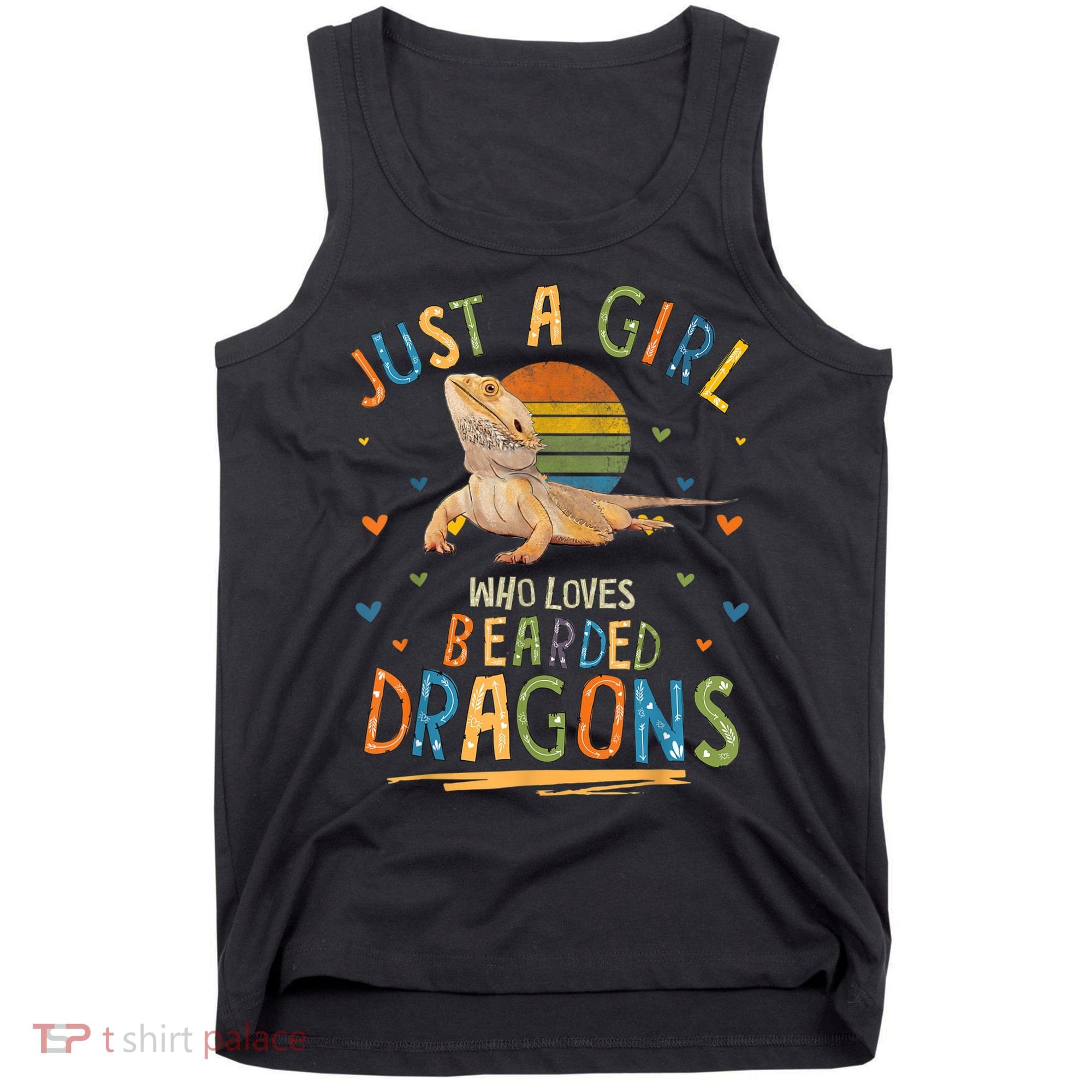 Just A Girl Who Loves Bearded Dragons Tank Top